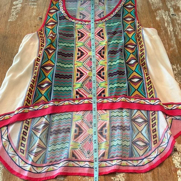 Flying Monkey Colorful Geometric Tank Top - Picture 11 of 12